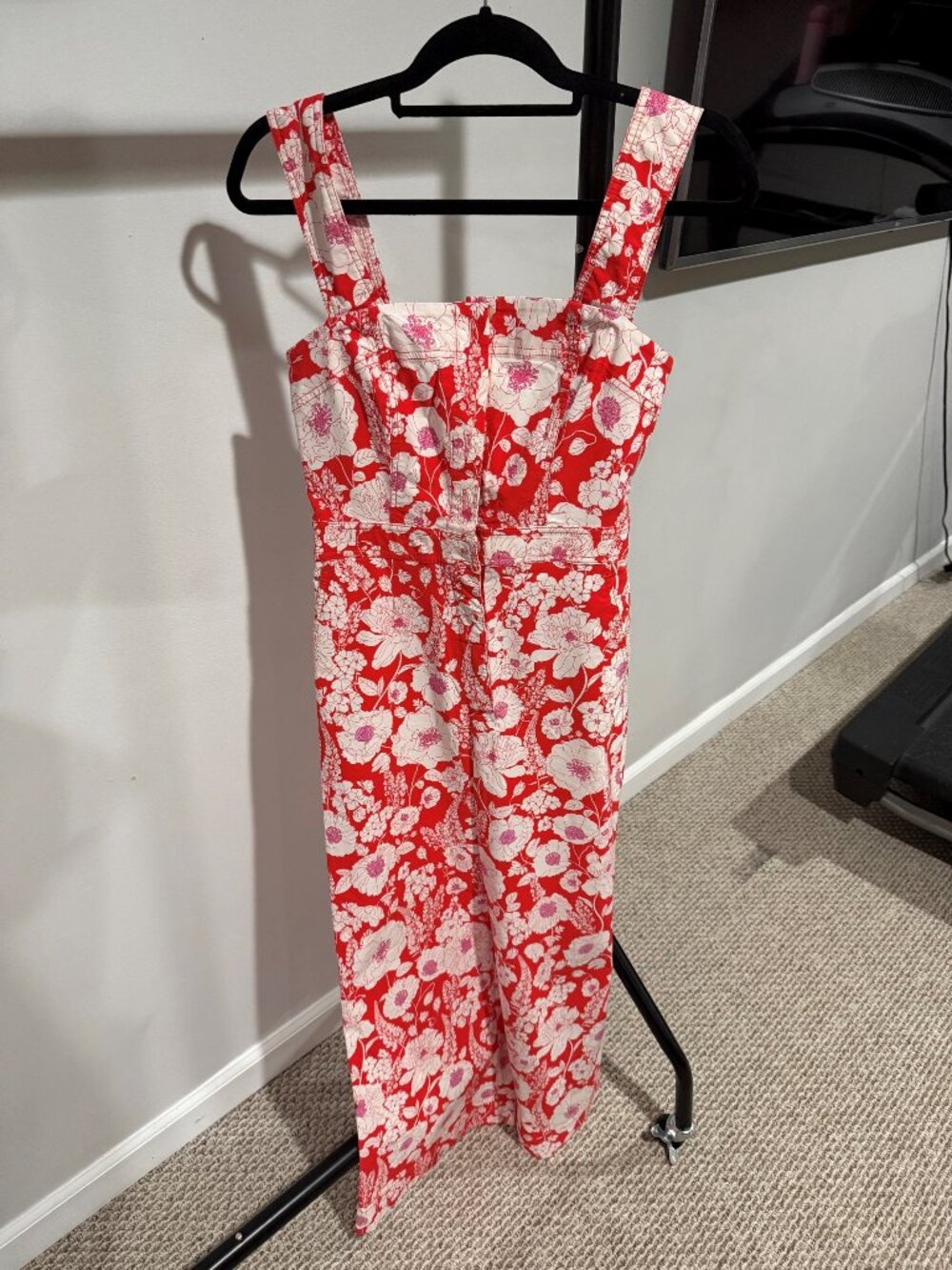 Maeve by Anthropologie The Colette floral wide leg jumpsuit Women's US size 4